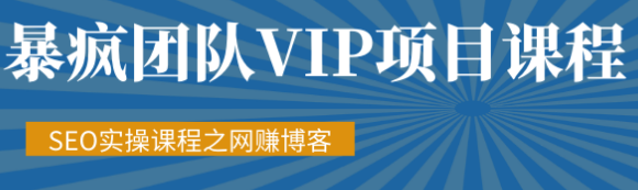 暴疯团队VIP赚钱项目教程之（SEO实操课程之网赚博客）-八爪鱼资源库