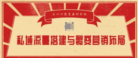 王六六裂变盈利系统课程04私域流量搭建与裂变营销布局-八爪鱼资源库