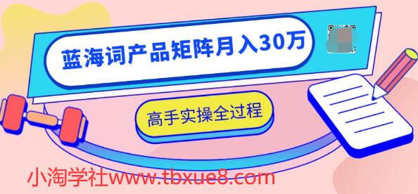 2020最新无货源店群项目，蓝海词产品矩阵月入30万，高手实操全过程（视频教程）-八爪鱼资源库
