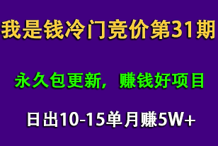 我是钱第31期网授课程网授课百度冷门竞价，日出10-15单，月赚5w+（完结）-八爪鱼资源库