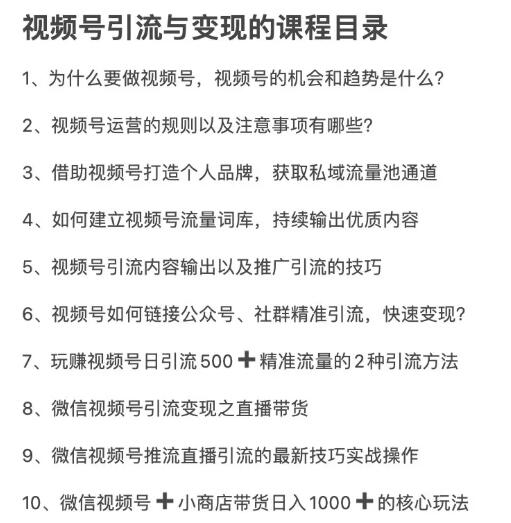 从0到1带你玩赚视频号:这么玩才赚钱,日引流500+日收入1000+核心玩法