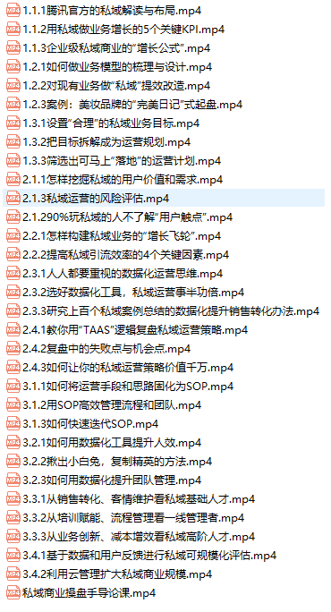 图片[2]-陈维贤私域商业盘操手培养计划第三期：从0到1梳理可落地的私域商业操盘方案-八爪鱼资源库