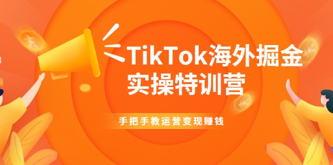 TikTok海外掘金实操特训营:手把手教运营变现赚钱-八爪鱼资源库