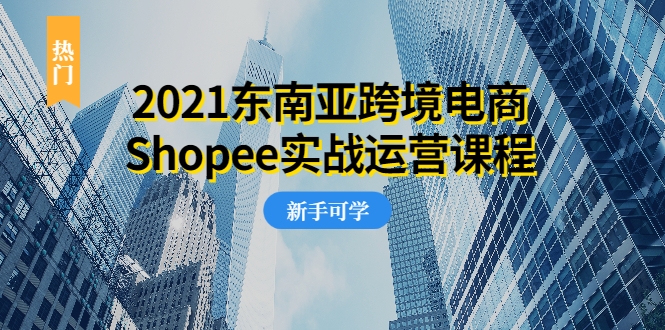 图片[1]-2021东南亚跨境电商Shopee实战运营课程，0基础、0经验、0投资的副业项目-八爪鱼资源库