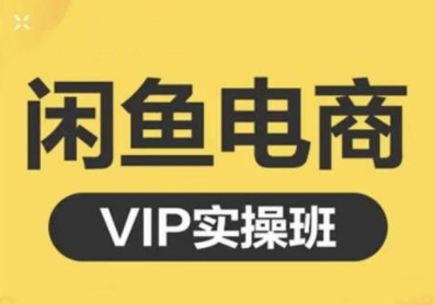 鱼客·闲鱼电商零基础入门到进阶VIP实战课程，帮助你掌握闲鱼电商所需的各项技能-八爪鱼资源库