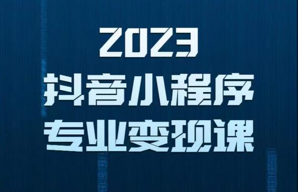 2023年抖音小程序变现保姆级教程,0粉丝新号,无需实名,3天起号,第1条视频就有收入