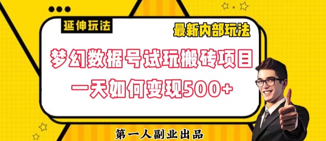 数据号回归玩法游戏试玩搬砖项目再创日入500+【揭秘】-八爪鱼资源库