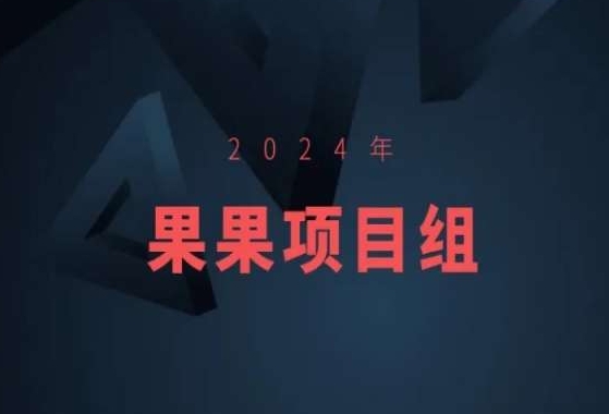 2024年果果项目组项目合集-果果最新项目-八爪鱼资源库