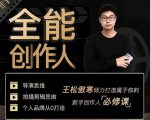 王松傲寒·全能创作人思维课，帮你打造创作人IP，全面提升导演思维-八爪鱼资源库
