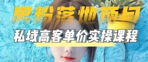 【男粉落地项目】零基础玩转男粉短视频转私域日产500+,2023男粉高客单价实操教程-八爪鱼资源库