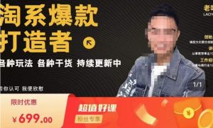 锋投老叶全店动销,淘系干货汇总,各种玩法,淘系爆款打造者-八爪鱼资源库