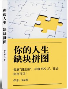 某高赞电子书《你的人生，缺块拼图——我靠“割韭菜”，年赚500万，你会你也可以》-八爪鱼资源库
