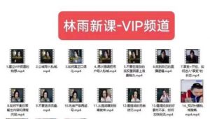林雨新课VIP频道,玩赚私域/朋友圈/社群-八爪鱼资源库
