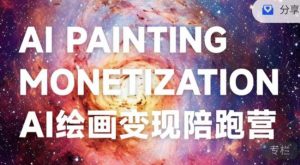 蛮驴·AI绘画变现陪跑营,快速产出可商业变现的图-八爪鱼资源库