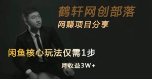 闲鱼核心玩法不卖货也能1年变现20W,玩法简单-八爪鱼资源库