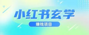 小红书玄学项目，直接上手操作，日入500【揭秘】-八爪鱼资源库