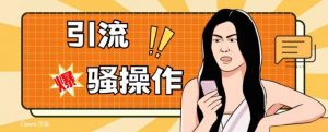 最新引流骚操作，单账号日引50-100，简单粗暴，适合于小白各行各业都可以进行操作，精准粉丝加到爆-八爪鱼资源库