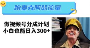 蹭麦克阿瑟热点，做视频号分成计划，小白三分钟一条日入300+【揭秘】-八爪鱼资源库