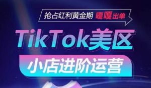 TikTok Shop美区小店进阶运营,抢占红利黄金期 嘎嘎出单-八爪鱼资源库