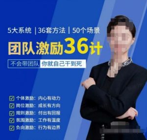 黄景:团队激励36计-Get职场竞争力,进阶管理高手-八爪鱼资源库