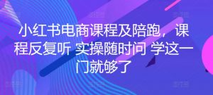 小红书电商课程及陪跑,课程反复听 实操随时问 学这一门就够了-八爪鱼资源库
