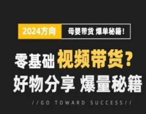 短视频母婴赛道实操流量训练营,零基础视频带货,好物分享,爆量秘籍-八爪鱼资源库