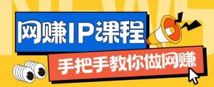 ip合伙人打造1.0,从0到1教你做网创,实现月入过万【揭秘】-八爪鱼资源库
