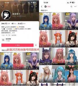 云天二次元美女起号教学，月涨10万粉丝，不判搬运-八爪鱼资源库