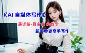 AI自媒体文章创作全网最详细教程,新手秒变写作高手,多方位发展-八爪鱼资源库