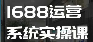 1688高阶运营系统实操课,快速掌握1688店铺运营的核心玩法-八爪鱼资源库