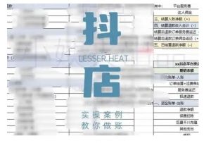 抖音小店对账全攻略,全面讲解抖店对账的核心逻辑与实操技巧,轻松掌握电商财务管理-八爪鱼资源库